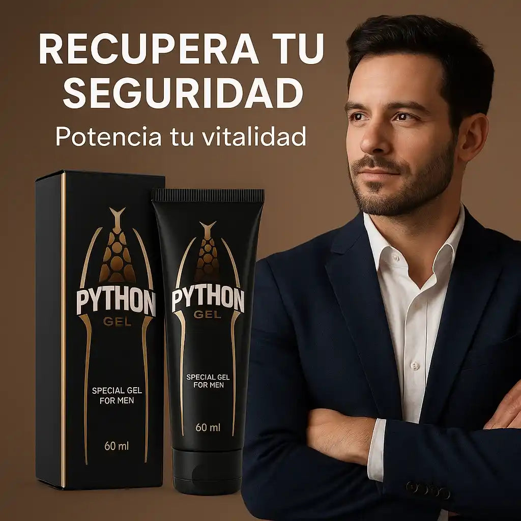 Python Gel Potenciador Masculino🔥